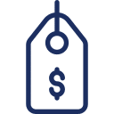 Electric vehicle charging station icon with plug and power symbol.